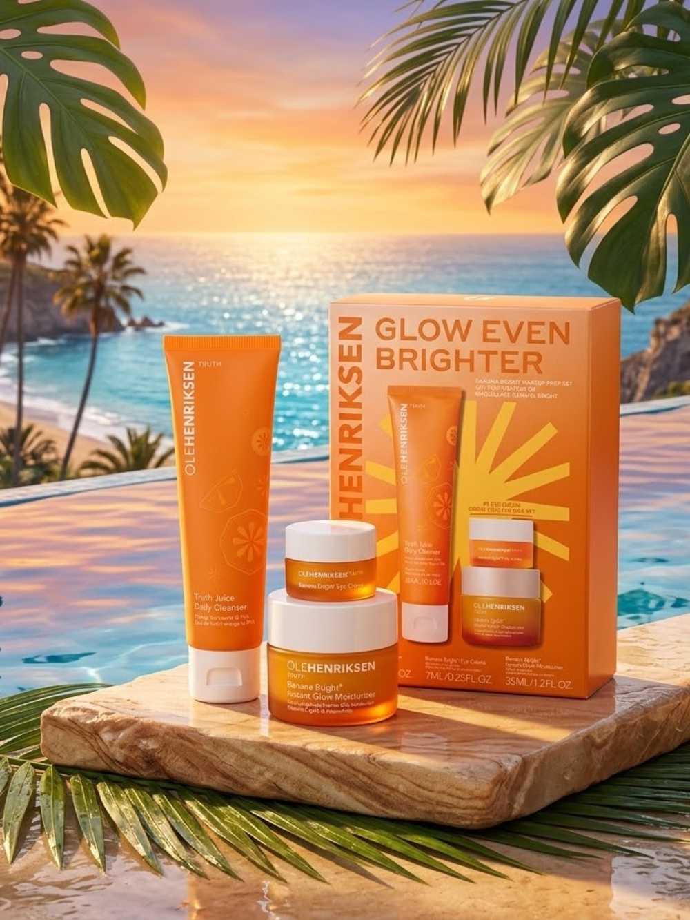 ✨ Ole Henriksen Glow Even Brighter Banana Bright Makeup Prep Set ✨